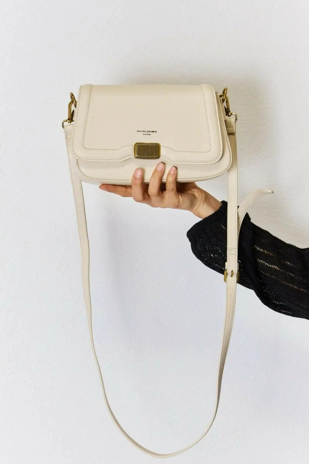 Chic faux leather crossbody bag - Love Salve
